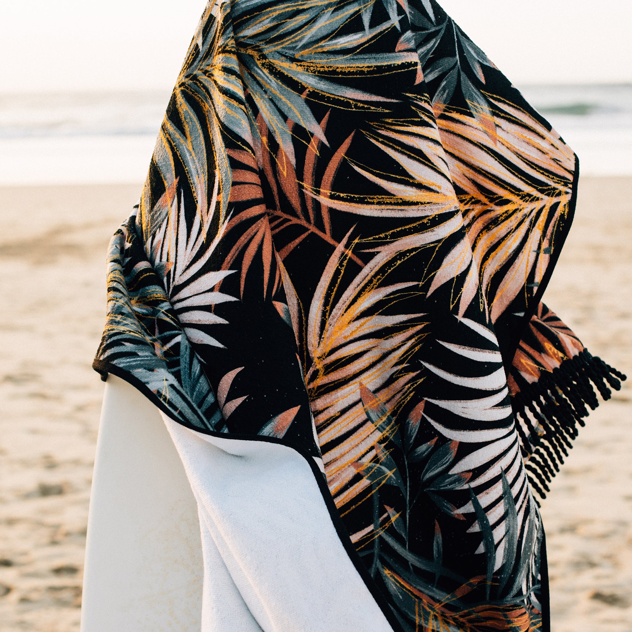 Dakine Terry Beach Towel - Serviette De Plage En Coton Absorbante Dark Tide